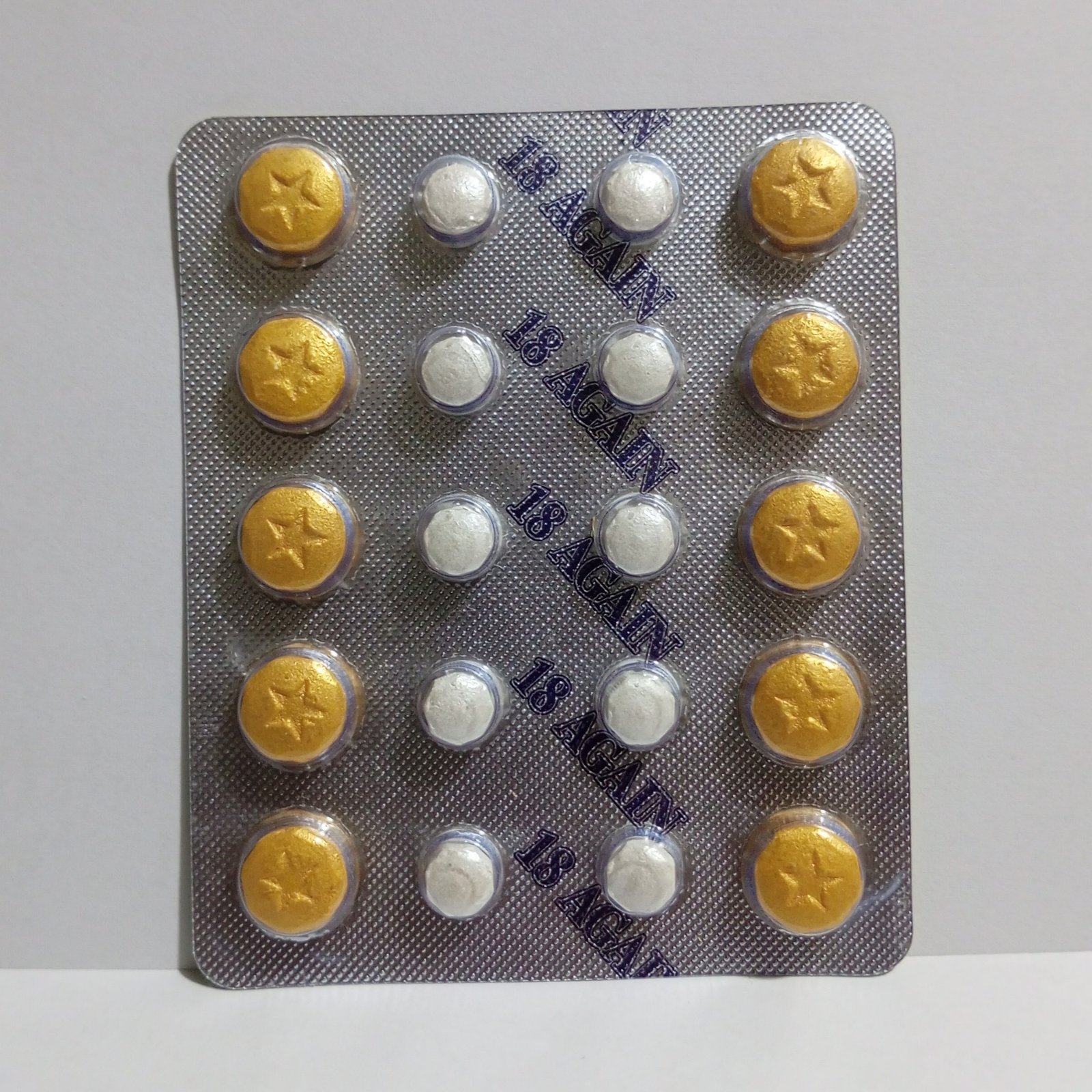 18 again timing tablets