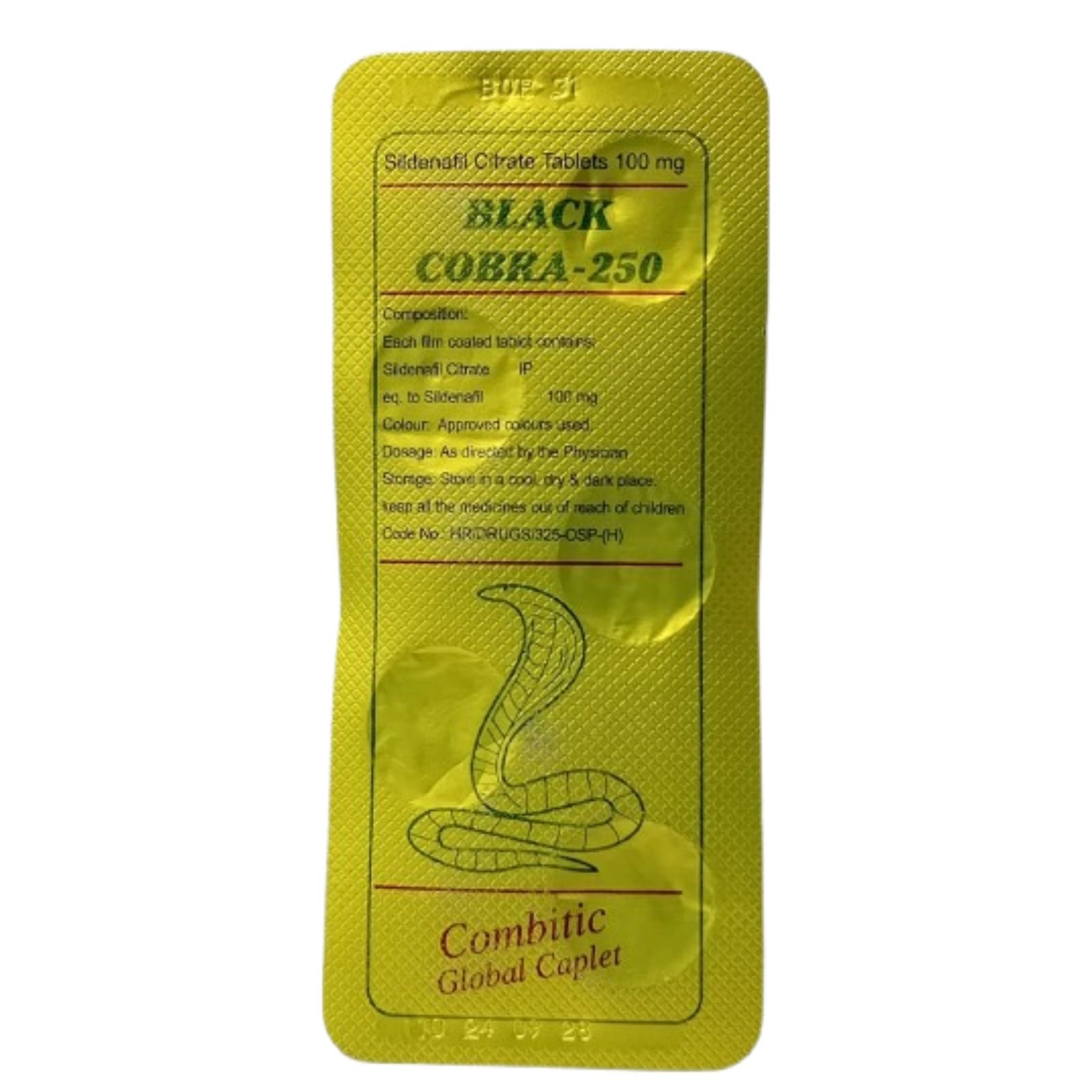 cobra 250 tablets