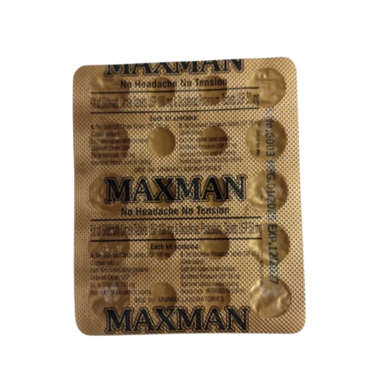 maxman tablets