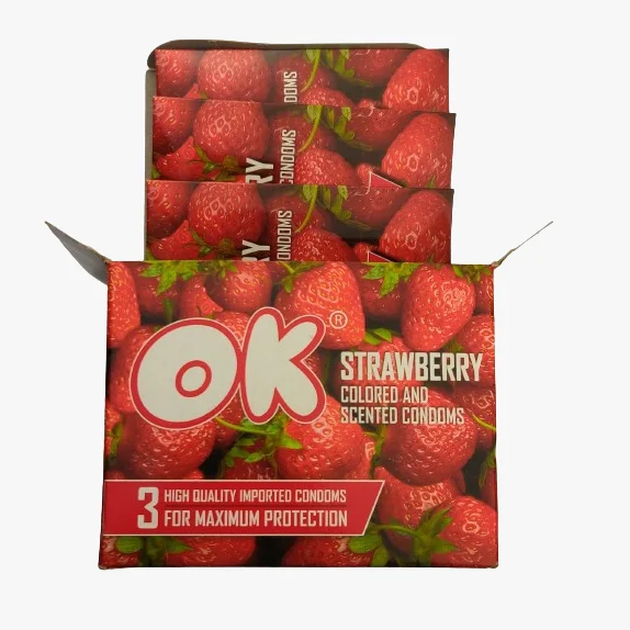 Timing Plus OK Strawberry Flavor Condom