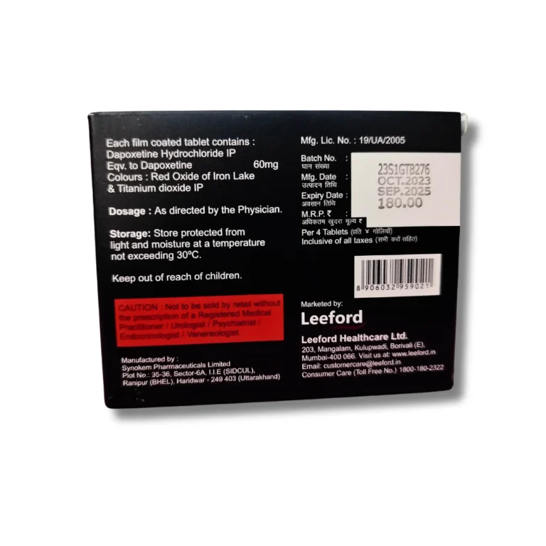 long drive dapoxetine 60mg