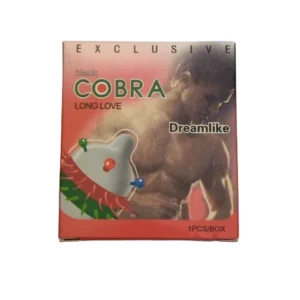 Black Cobra Spike Condom for Men